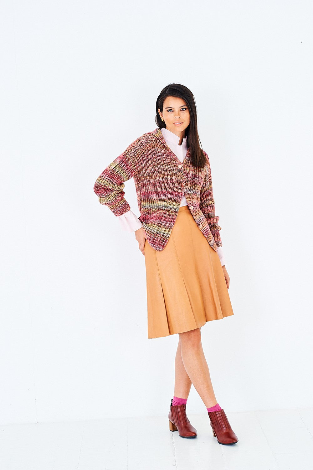 Ribbed Jacket knitting pattern 10271