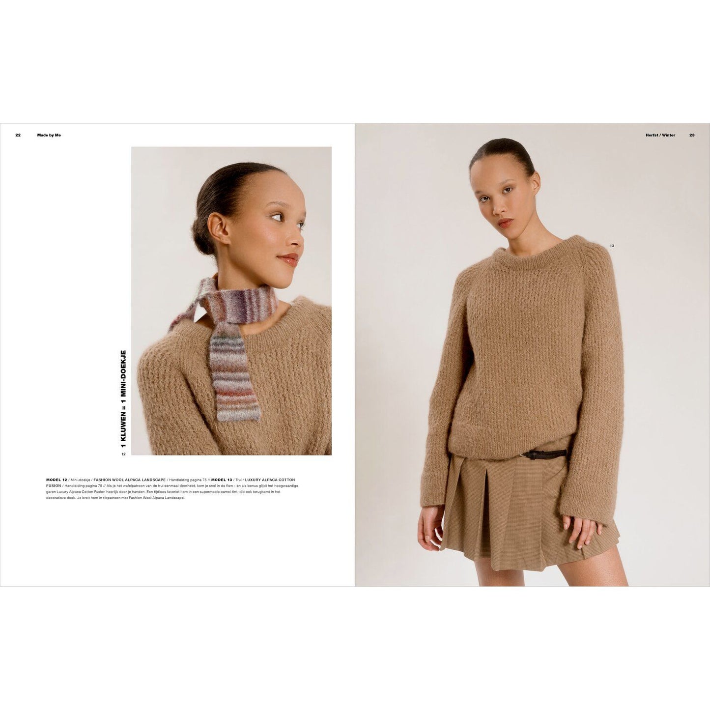 Made by Me No. 23 | Autumn–Winter Knit & Crochet Pattern Book | Softcover, 96 Pages