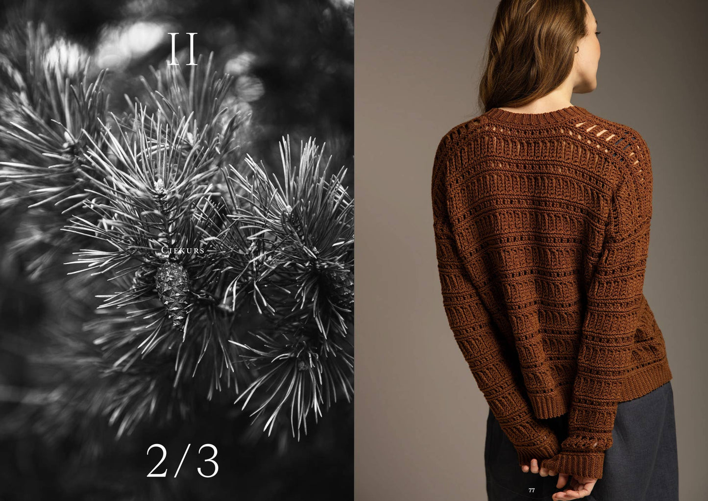Nordic Textures in Crochet Garments | 12 Crochet Patterns | Linda Skuja