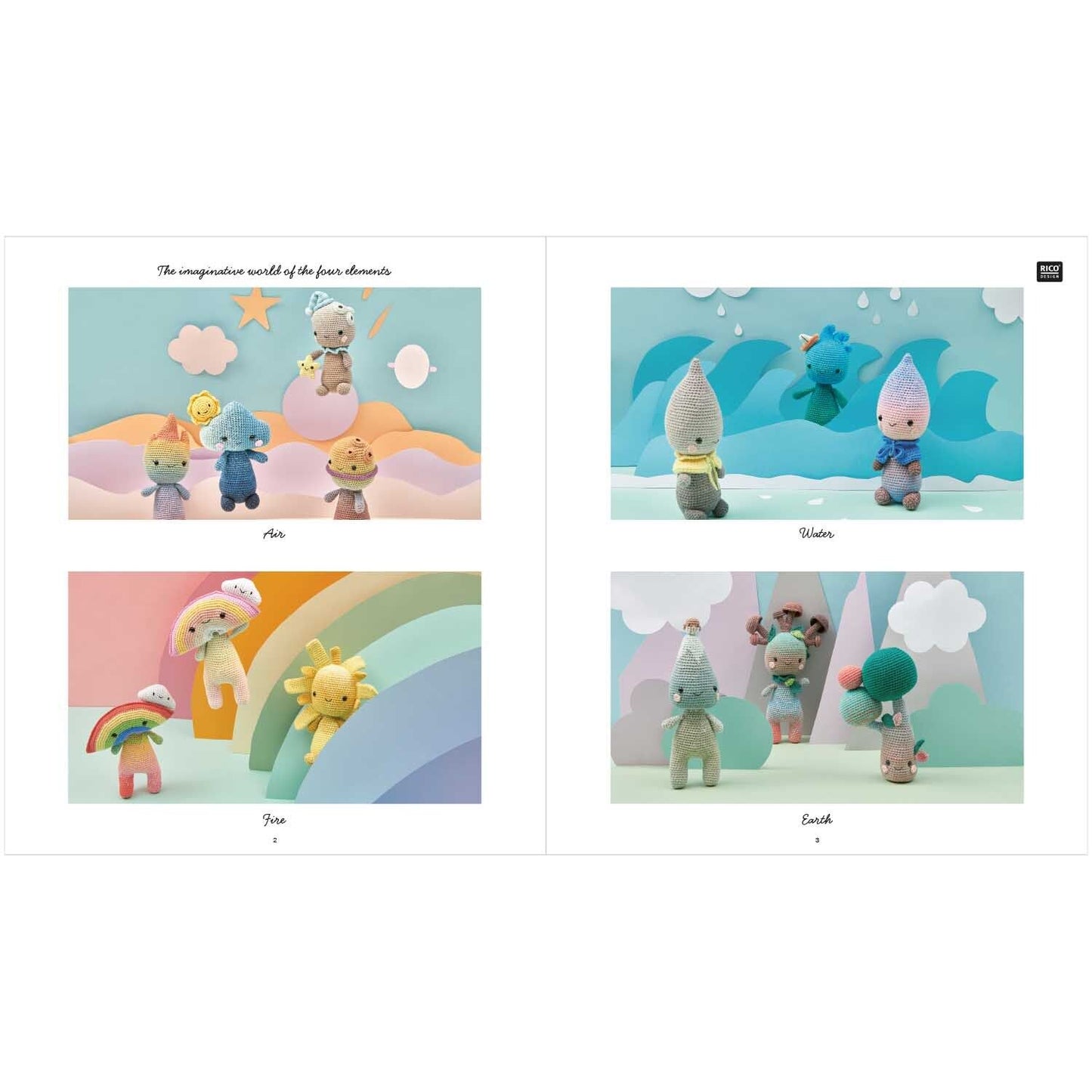 The Lovely World of Ricorumi: Element Heads | Crochet Pattern Booklet