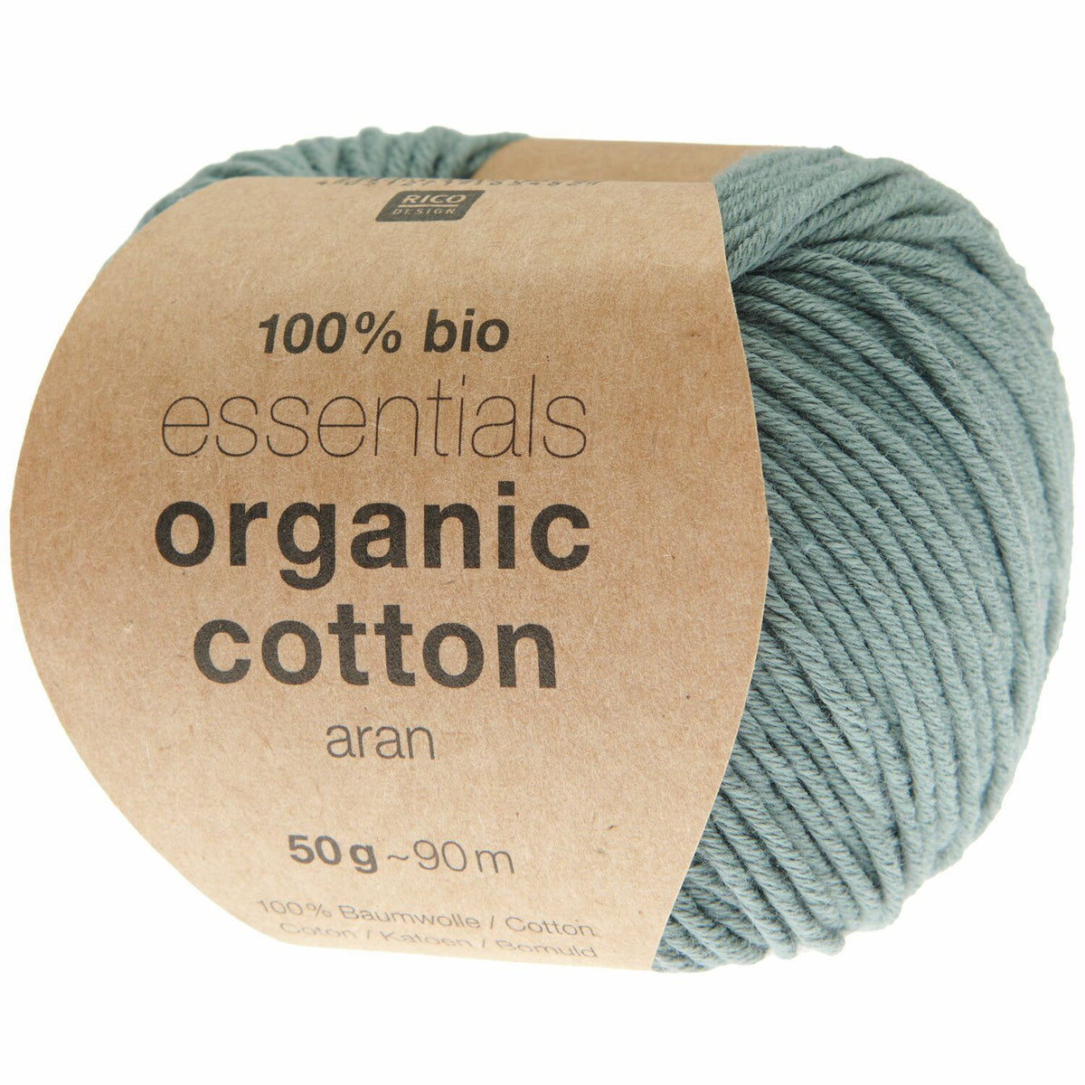 Rico Essentials Organic Cotton Aran Yarn | 50g 90m