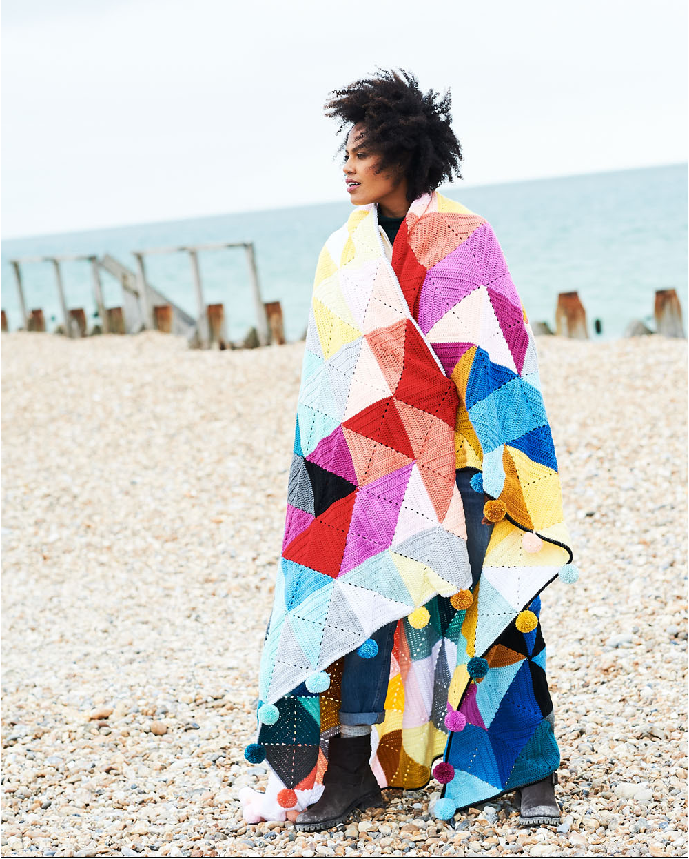 Stylecraft Tessellation Crochet Blanket Pattern 9683 | Special DK | Spring & Autumn Colourways
