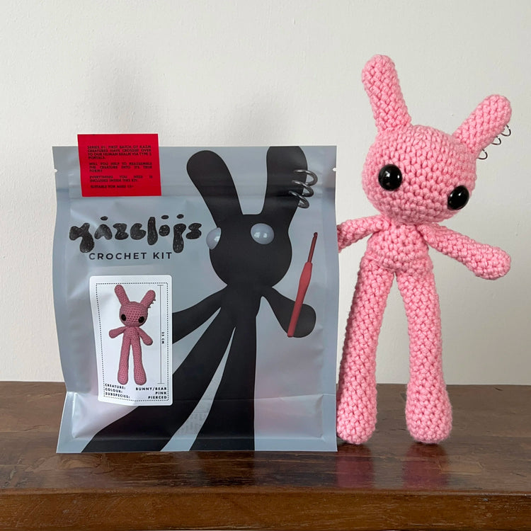 Kazclops Pierced Kazm Creature, crochet kit