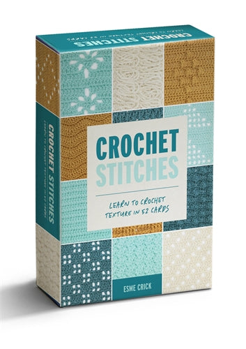 Crochet Stitches Card Deck by Esme Crick | 52 Stitch Cards | David and Charles