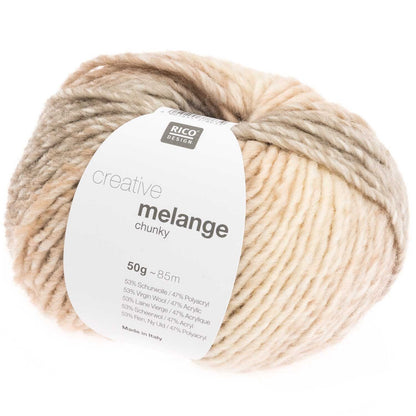 Creative Melange Chunky | 53% Virgin Wool, 47% Polyacrylic | 50g 85m