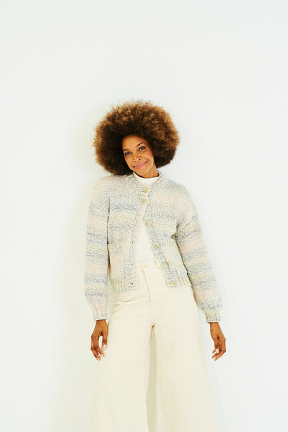 Cardigan knitting pattern 10182
