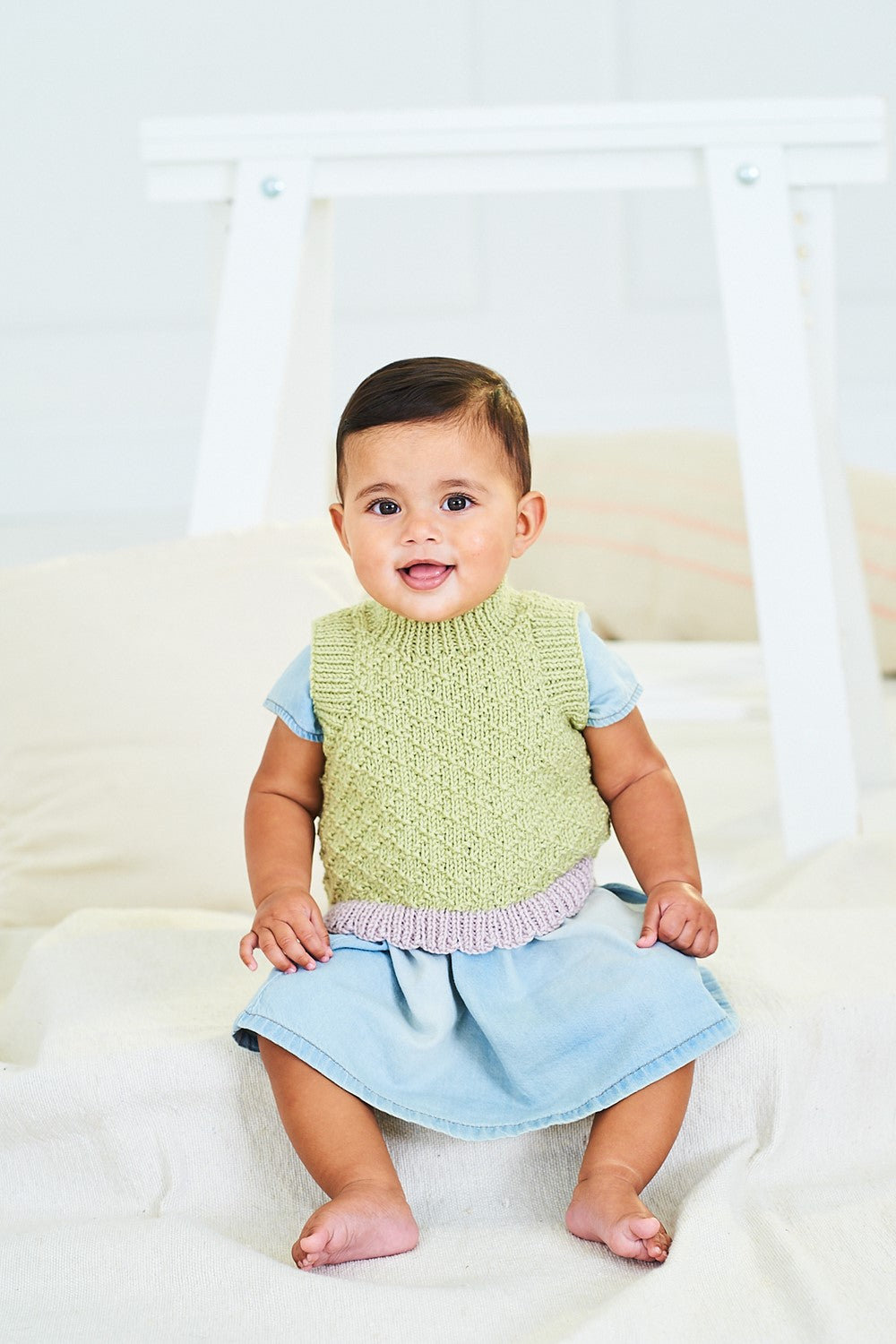 Stylecraft Pattern 10239 - Baby & Toddler Knitted Tank Top