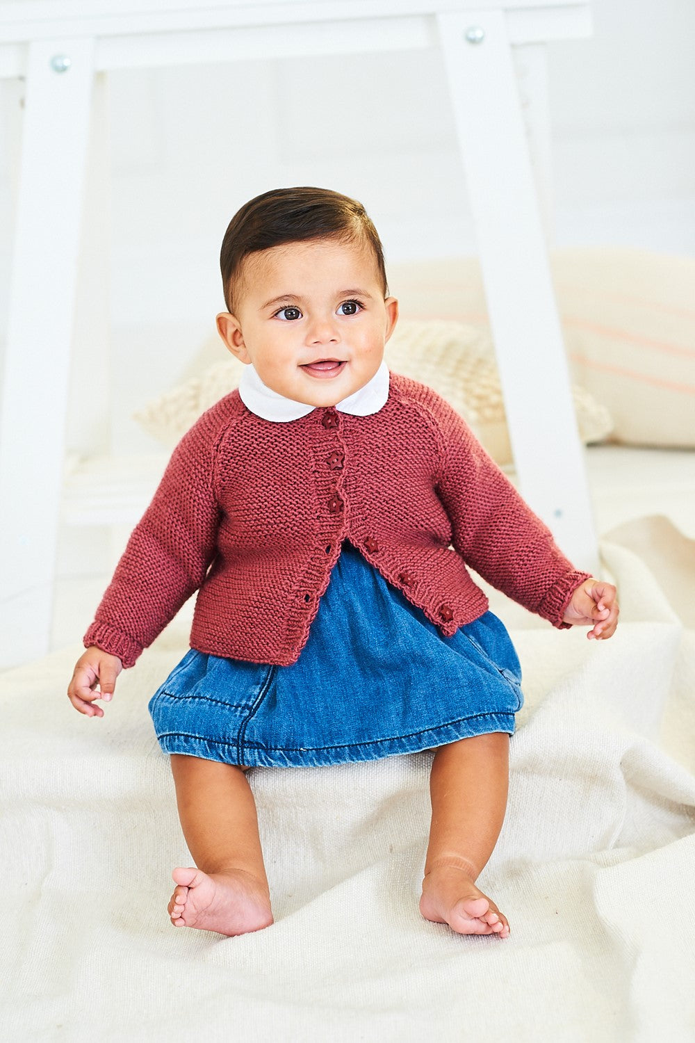 Stylecraft Pattern 10240 - Baby & Children's Knitted Raglan Cardigan
