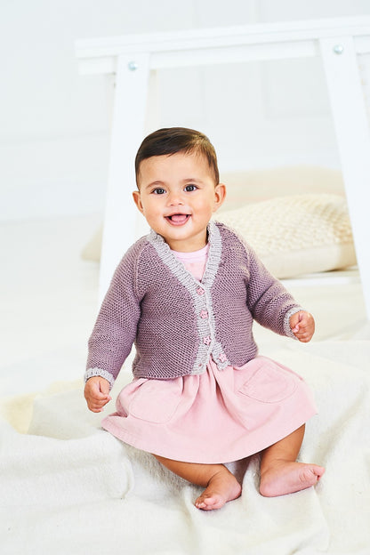 Stylecraft Pattern 10240 - Baby & Children's Knitted Raglan Cardigan