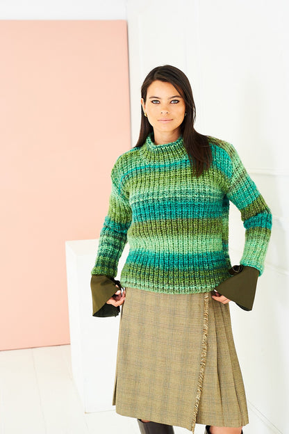 Sweater knitting pattern 10265