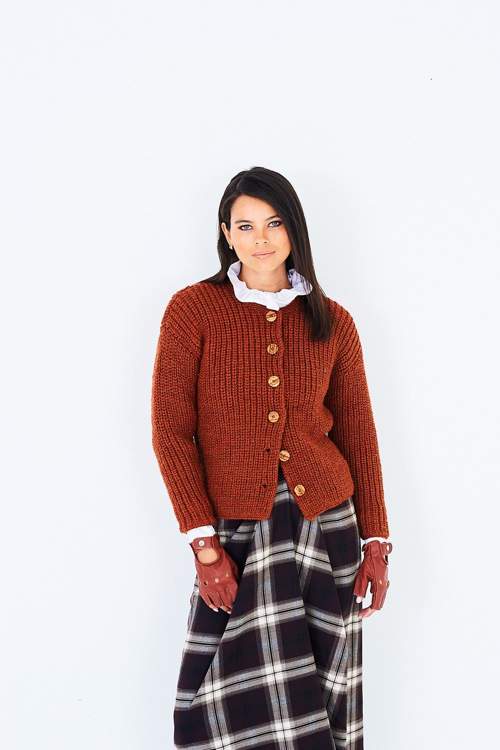Ribbed Jacket knitting pattern 10271