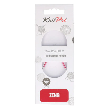 Zing Circular Knitting Needle | Aluminium | 22.5cm