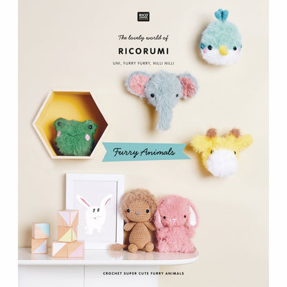 The Lovely World of Ricorumi: Furry Animals | 23 Crochet Patterns Booklet