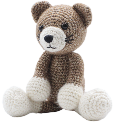 DIY Crochet Kit - Robbin Cat | Blended Yarn | Amigurumi | 20 cm