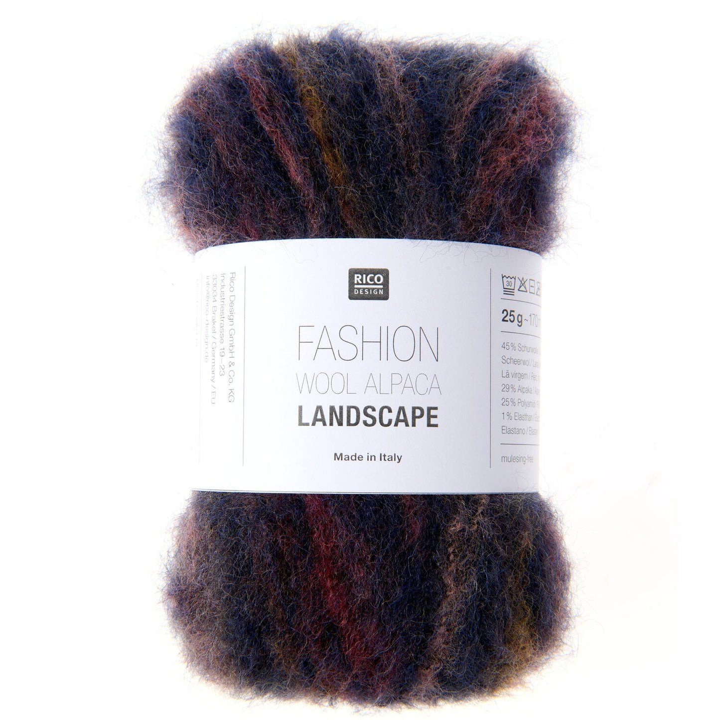 Fashion Wool Alpaca Landscape | 45% Wool, 29% Alpaca, 25% Polyamide | 25g / 170m
