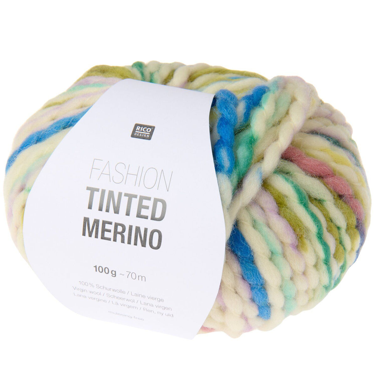 Rico Design Fashion Tinted Merino | 100% Virgin Wool | 100g / 70m