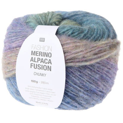 Fashion Merino Alpaca Fusion Chunky | 39% virgin wool, 28% alpaca, 33% polyamide| 100g / 280m
