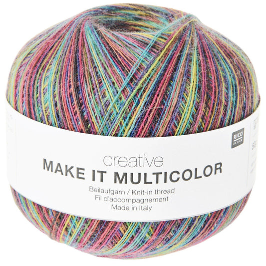 Creative Make It Multicolor | 100% Wool Side Yarn | 50g 750m