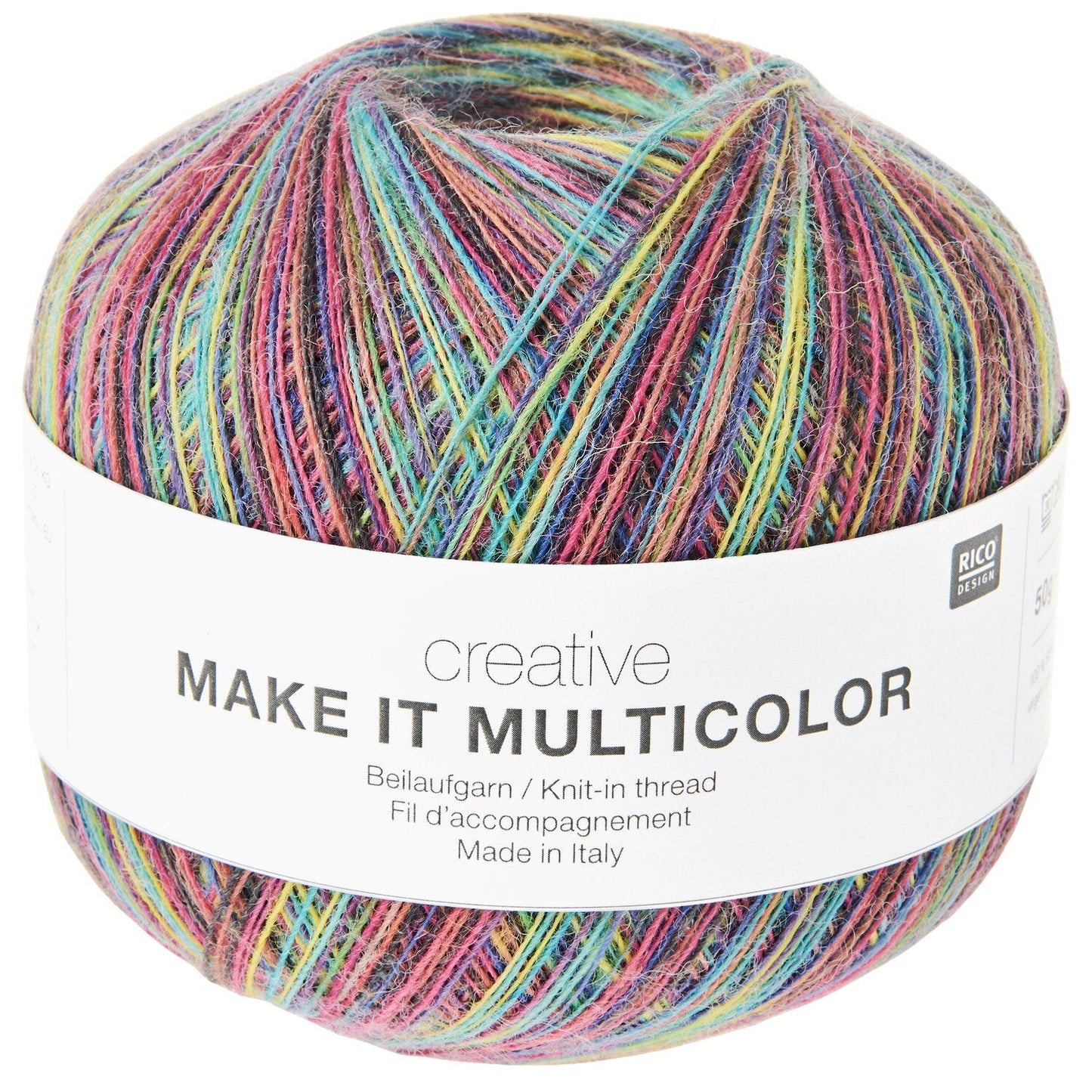 Creative Make It Multicolor | 100% Wool Side Yarn | 50g 750m