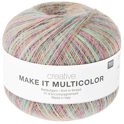 Creative Make It Multicolor | 100% Wool Side Yarn | 50g 750m