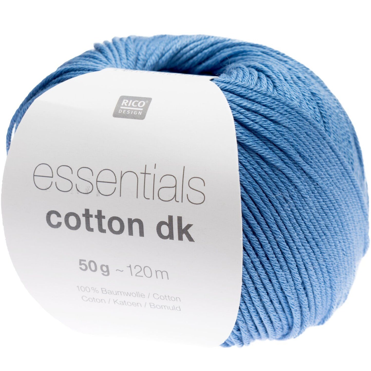 Essentials Cotton DK | 100% Mercerised Cotton Yarn | 50g