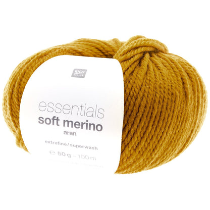 Essentials Soft Merino Aran | 100% Virgin Wool Superwash | 50g 100m