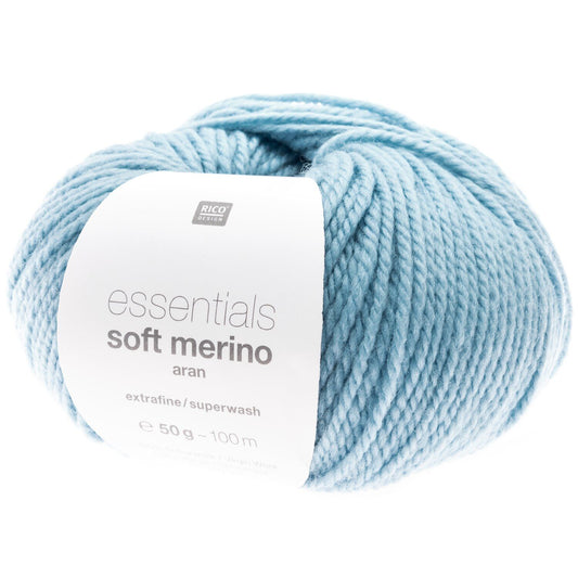 Essentials Soft Merino Aran | 100% Virgin Wool Superwash | 50g 100m