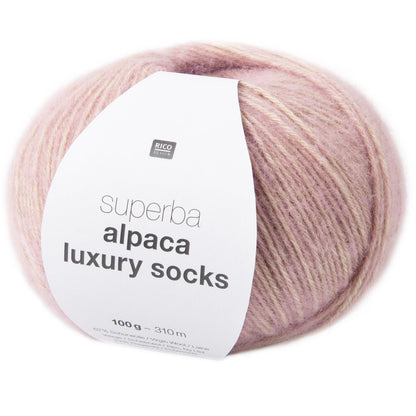 Superba Alpaca Luxury Sock Yarn | 62% Wool, 15% Alpaca | 100g