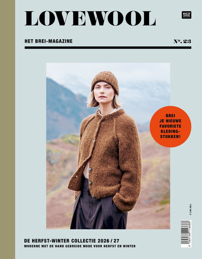 Lovewool No. 23 | Autumn–Winter Knitting Pattern Book | Softcover, 96 Pages