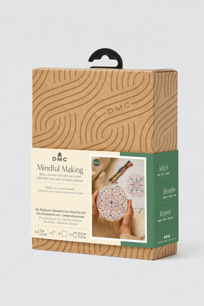 DMC Meditative Mandala Cross Stitch Kit | BK1953 | Duo Kit
