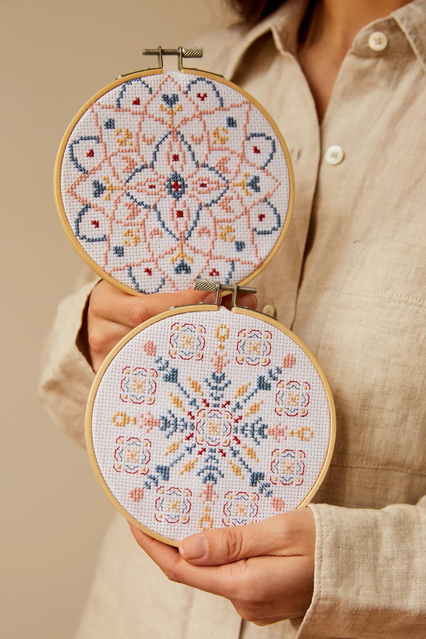 DMC Meditative Mandala Cross Stitch Kit | BK1953 | Duo Kit