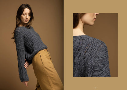 Nordic Textures in Crochet Garments | 12 Crochet Patterns | Linda Skuja