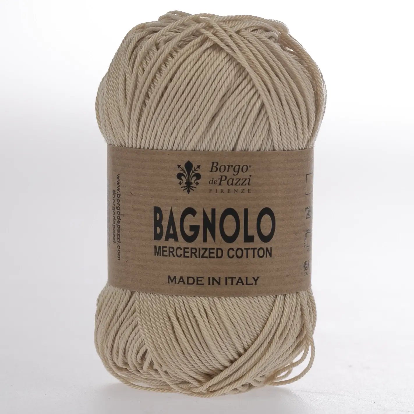 Borgo de' Pazzi Bagnolo | 100% Mercerized Gassed Cotton | 50g