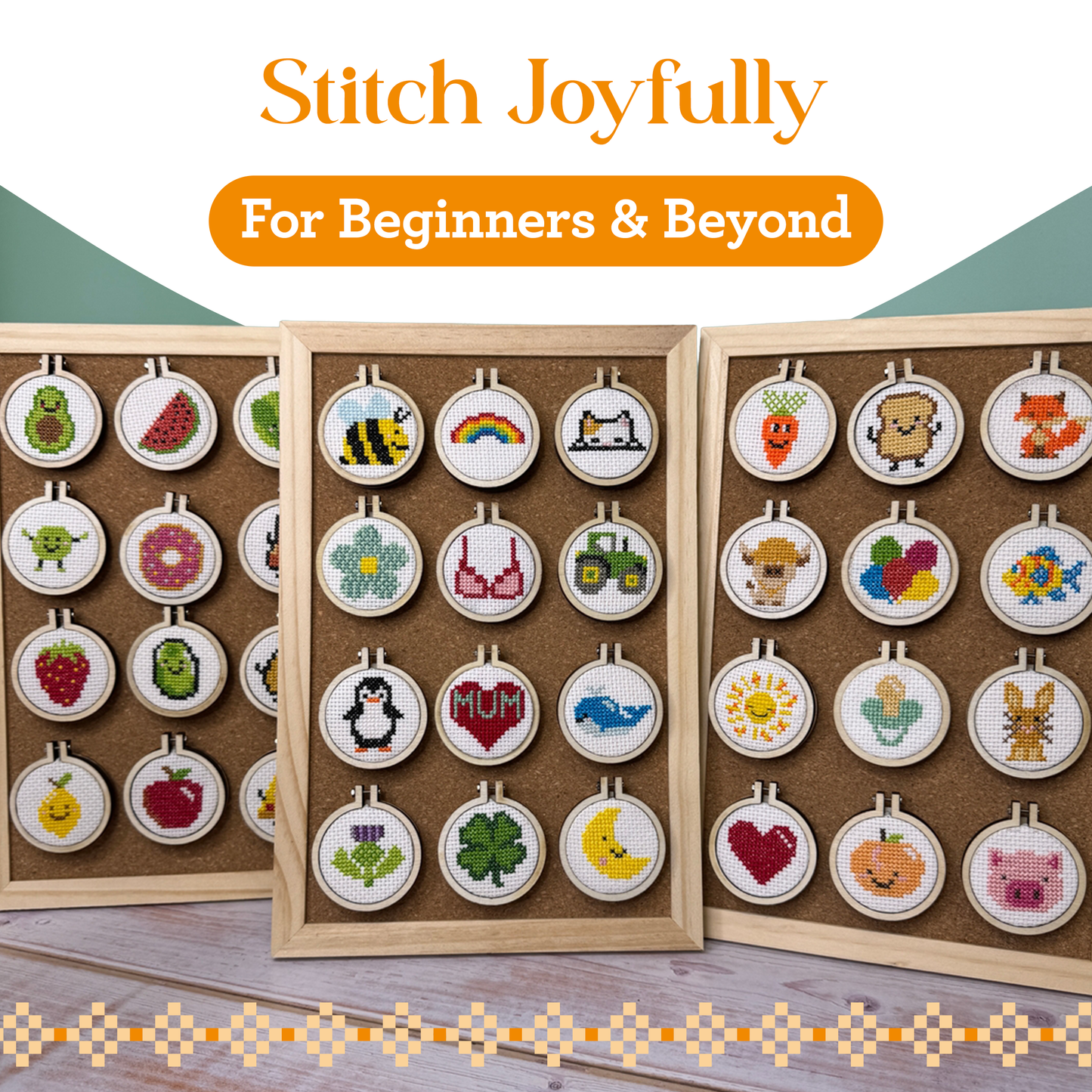Mini Matchbox Cross Stitch Kit