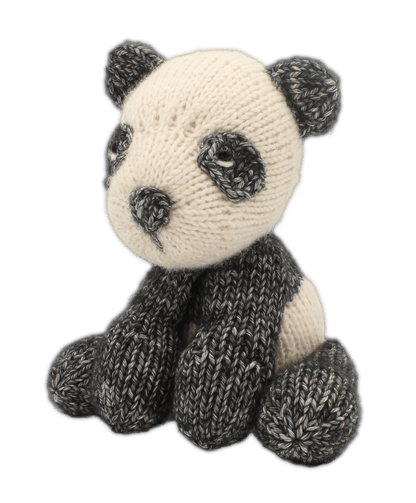 DIY Knitting Kit - Mees Panda | Blended Yarn | Knitted Toy | 20 cm