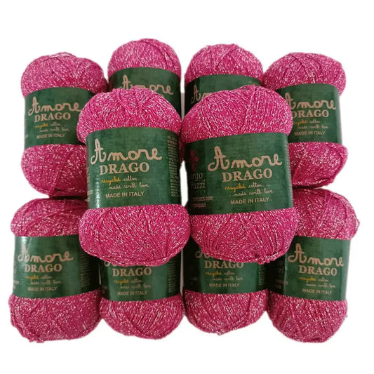Dragon Love | 70% Cotton, 18% Polyester, 12% Metallic Fibre | 50g
