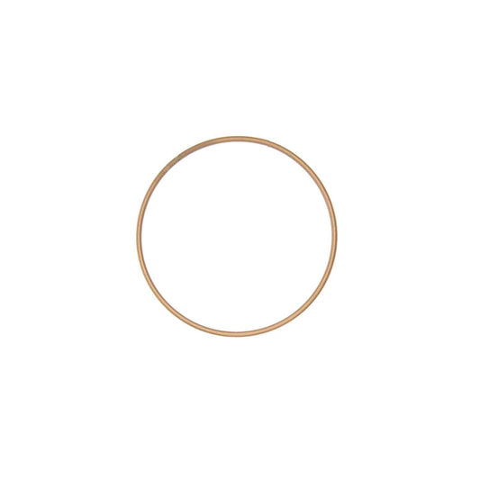 Gold Metal Ring for Macramé, Crochet & Craft