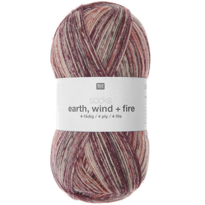 Socks Earth + Wind + Fire | 75% Virgin Wool, 25% Polyamide | 4-Ply | 100g