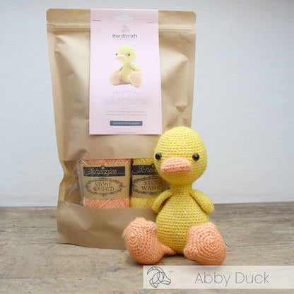 DIY Crochet Kit - Abby Duck | Blended Yarn | Amigurumi | 25 cm