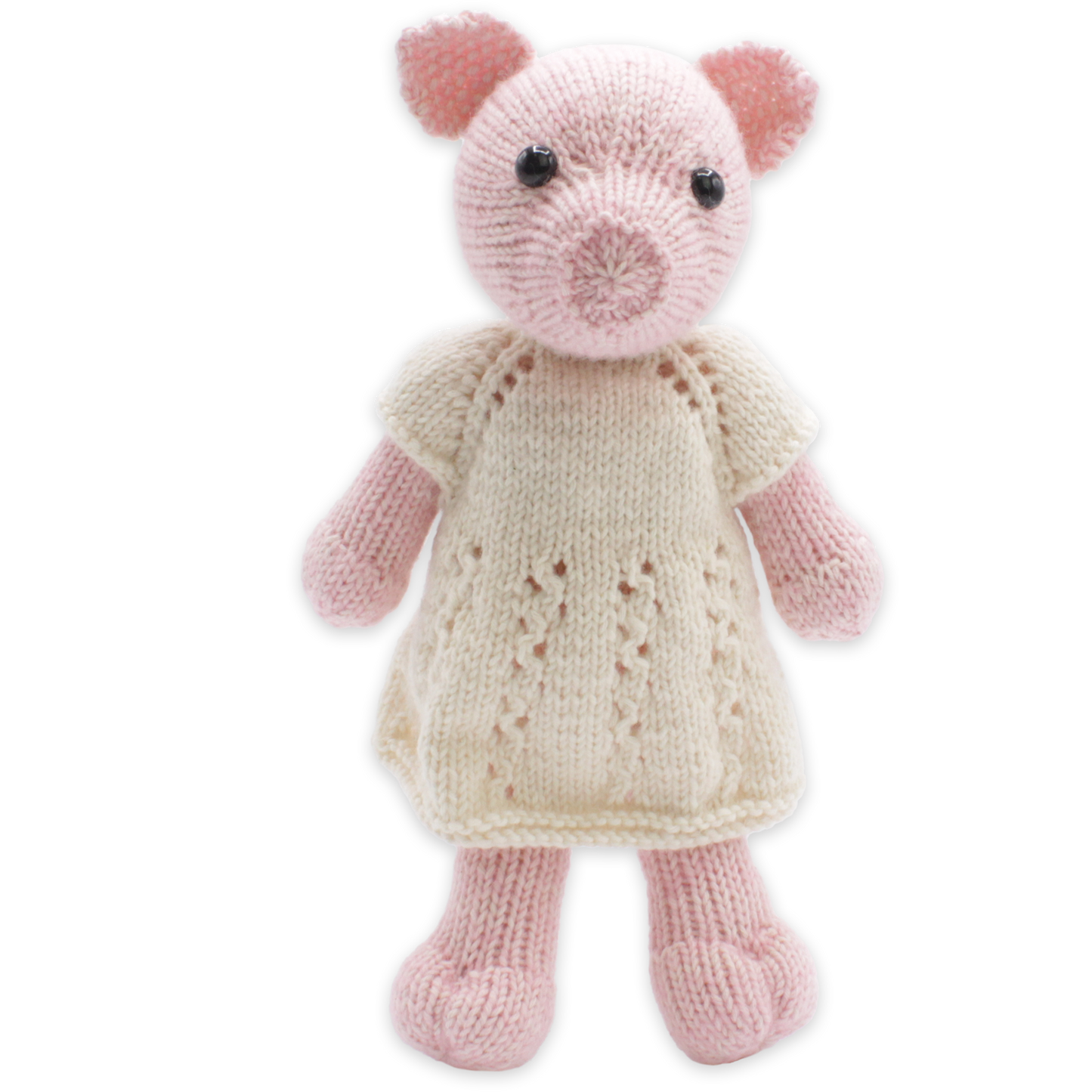 DIY Knitting Kit - Frida Piglet | Blended Yarn | Knitted Toy | 25 cm