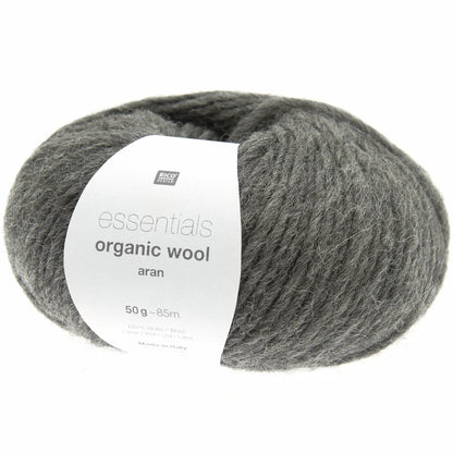 Essentials Organic Wool Aran | 100% Organic Virgin Wool | 50g / 85m