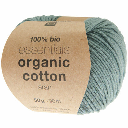 Rico Essentials Organic Cotton Aran Yarn | 50g 90m