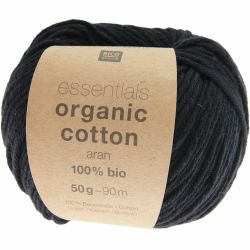 Essentials Organic Cotton aran 50g 90m