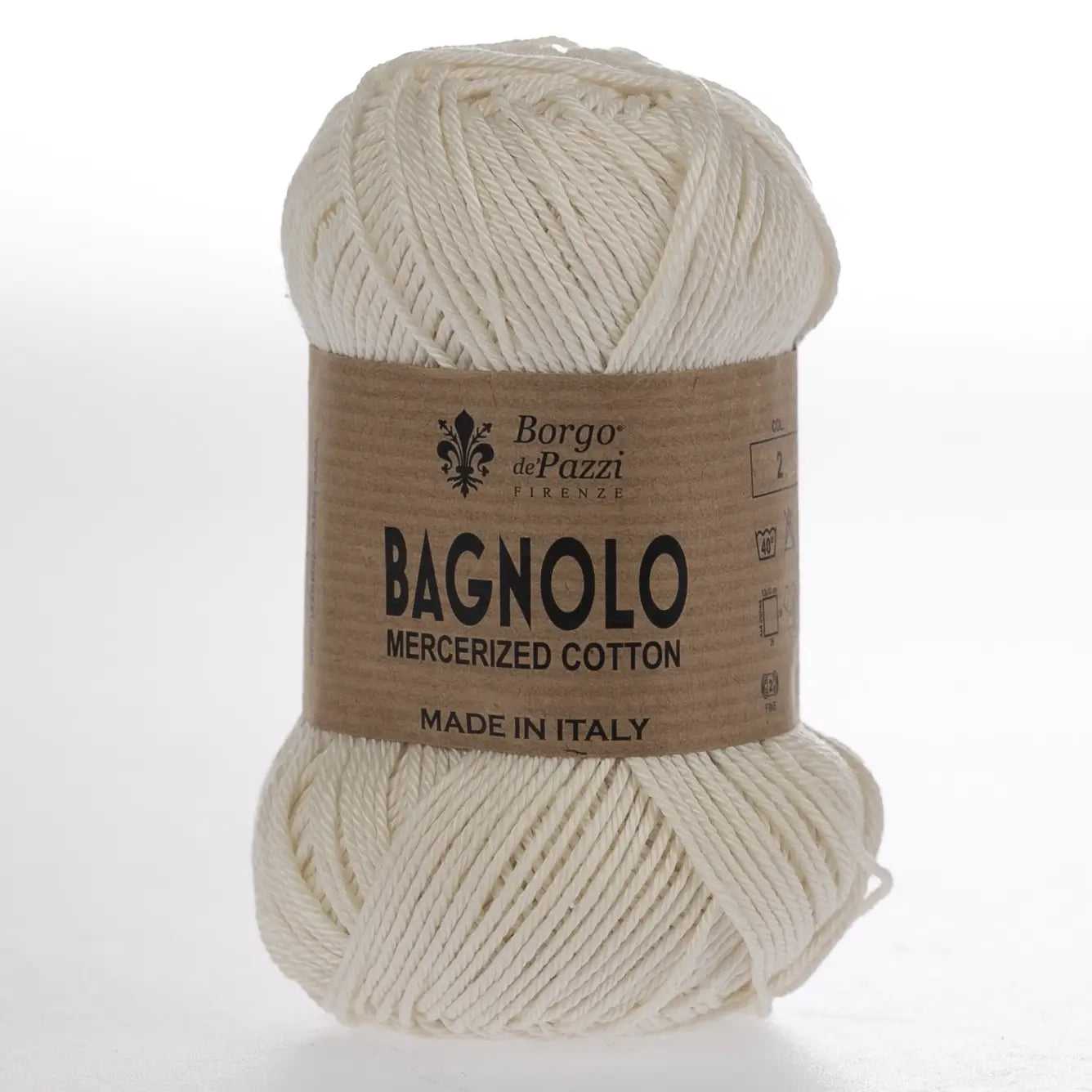 Borgo de' Pazzi Bagnolo | 100% Mercerized Gassed Cotton | 50g