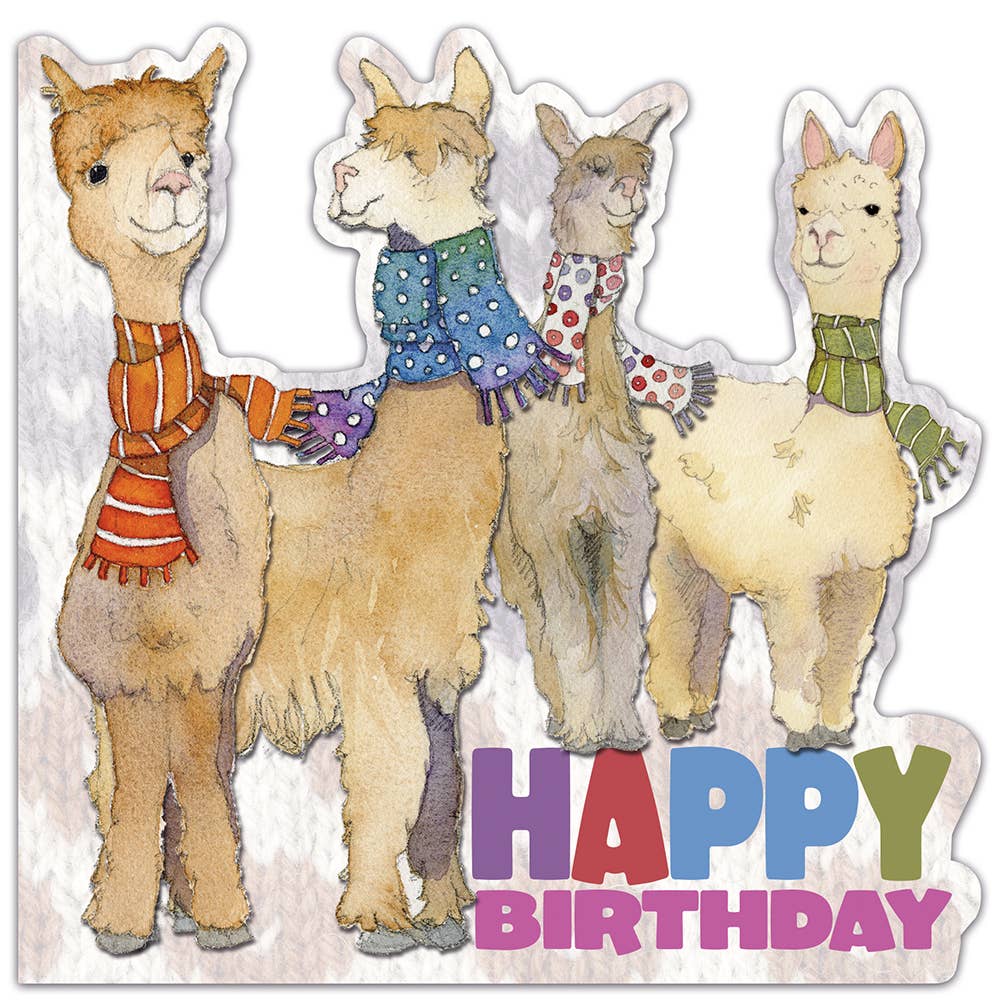 Birthday Other Woollies Die-Cut Card | Emma Ball | Blank Inside