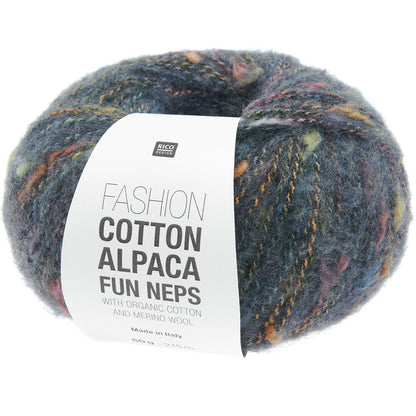Fashion Cotton Alpaca Fun Neps | 38% Organic Cotton, 17% Alpaca, 13% Merino | 50g / 215m