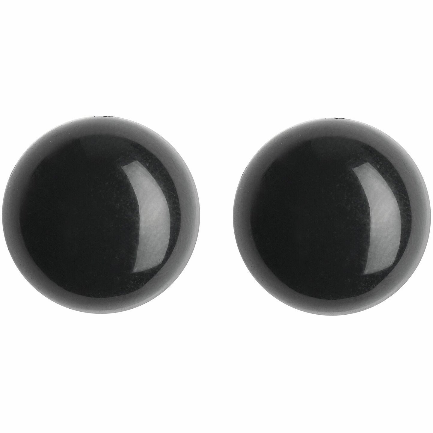 Black Safety Eyes for Amigurumi & Soft Toys (Pair)