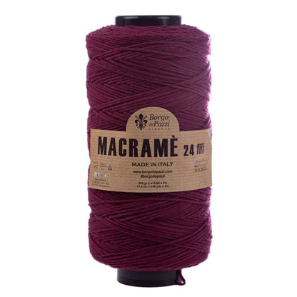 Borgo de' Pazzi Macramé Yarn | 24-Ply Twisted Cotton | 500g