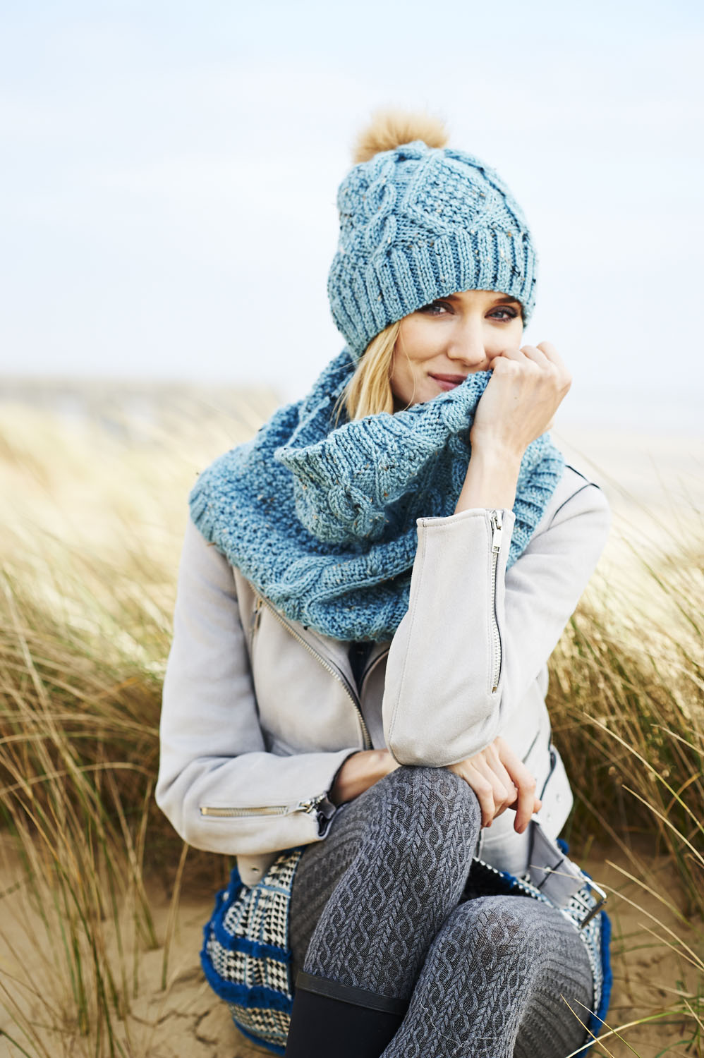 Cardigan , Snood & Hat
