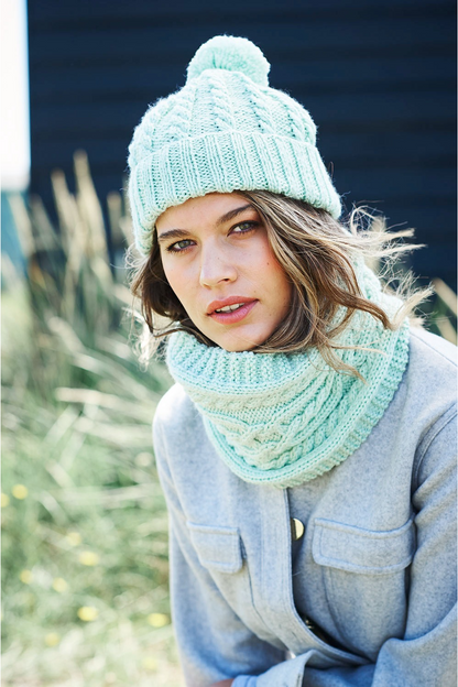 Cardigan , Snood & Hat 9894